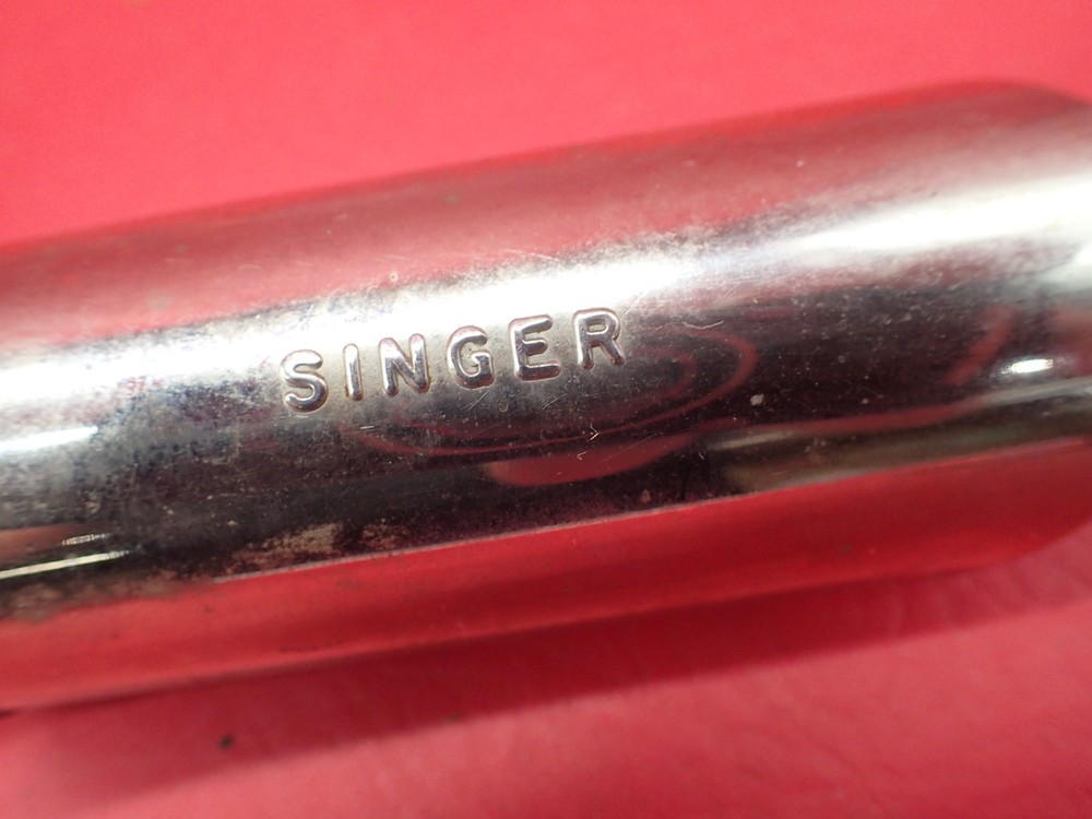 Vintage Original Singer Sewing Machine CHROME Work Light # 85