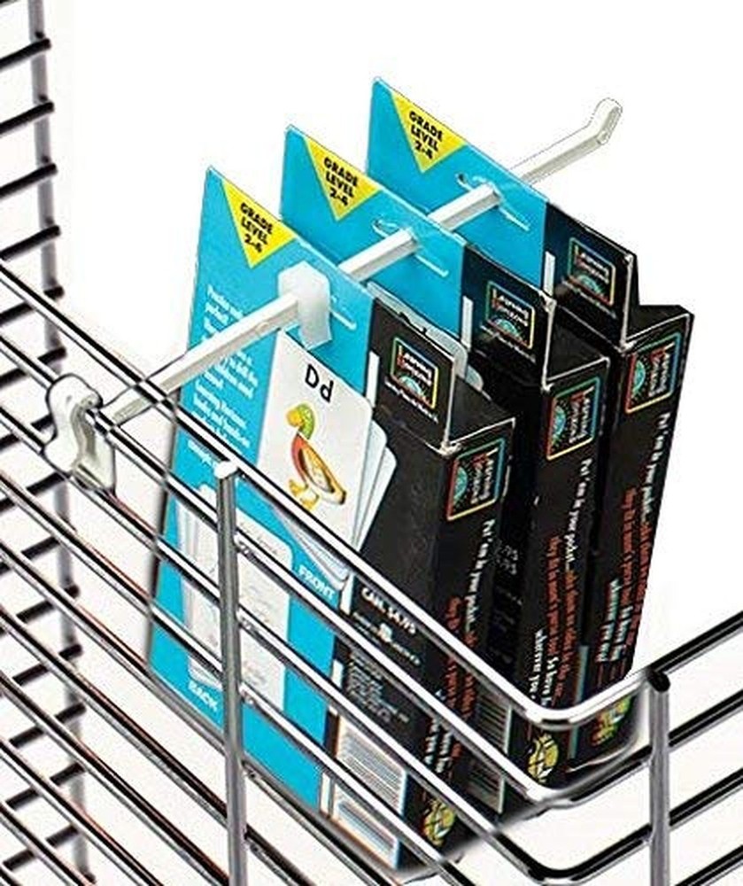 Peg Hook Stoppers, Inventory Control Clips to Help Keep Merchandise on Hooks,...