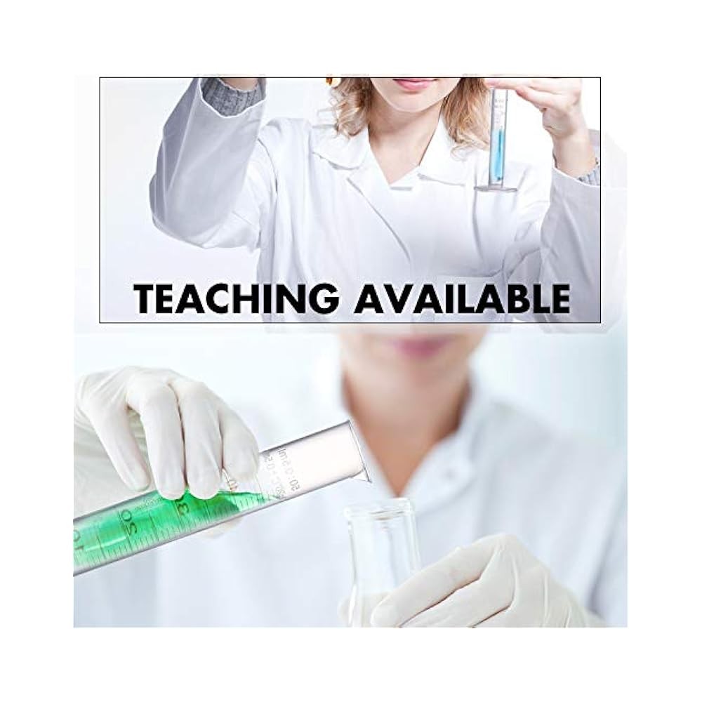 Polypropylene Test Tubes, 4 Sizes, Ideal for Lab Experiments & Measuring