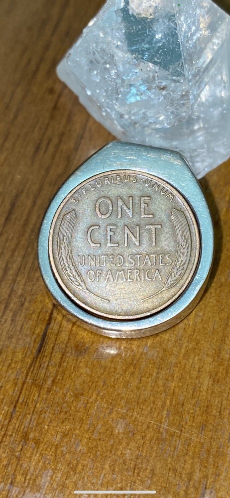 1939 S Wheat penny “L” Error, Rim Error