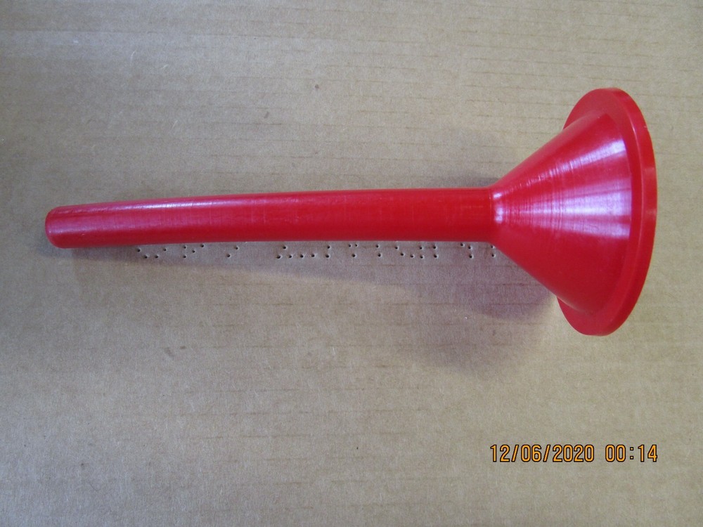 #8 1/2'' STUFFING TUBE (PLASTIC)