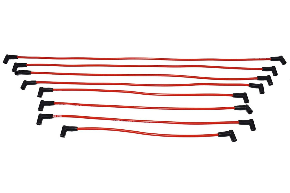 A-Team Performance - 8.0Mm Red Silicone Spark Plug Wires - Compatible with Chevr