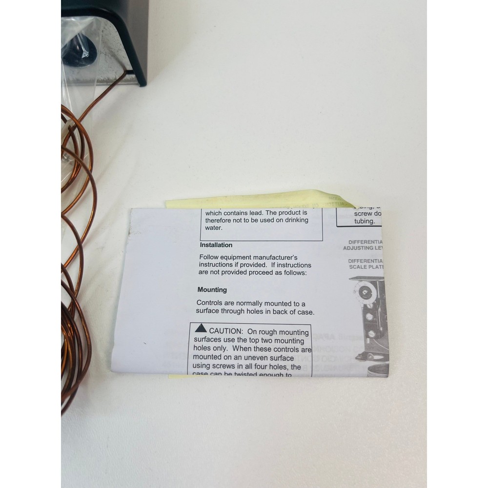 PENN A19ABC-24C Temperature Control SPDT Adj Diff 30-100F Convertible Adj 8 Cap