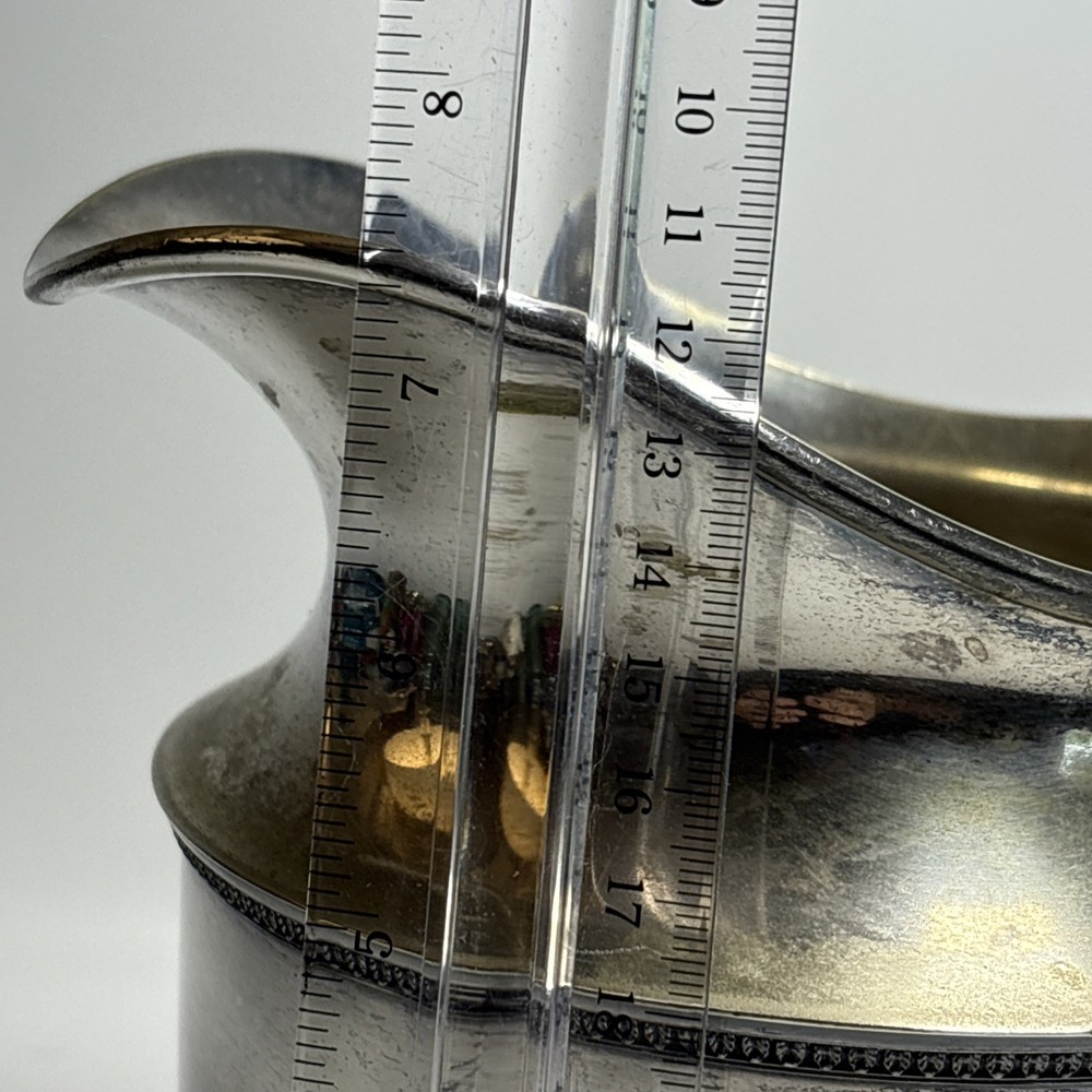 Vintage K.S. Electroplate On Nickel Silver Water Pitcher