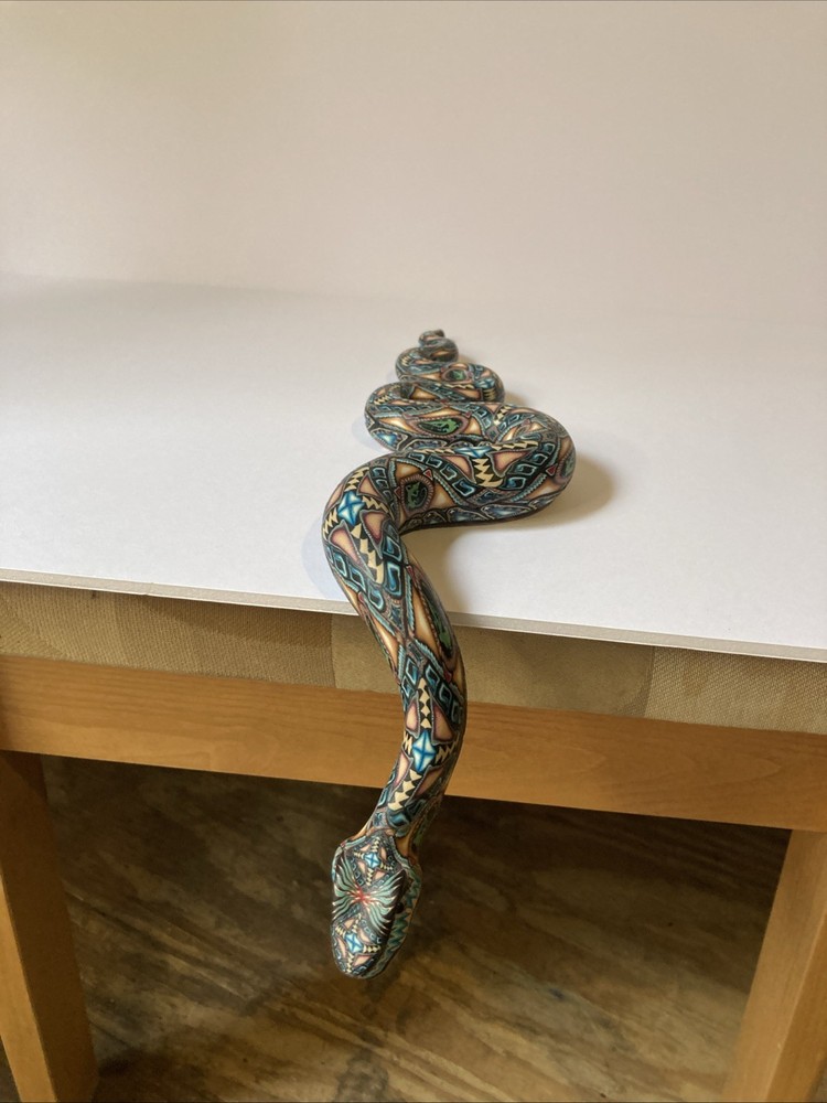 POLYMER CLAY SNAKE SCULPTURE