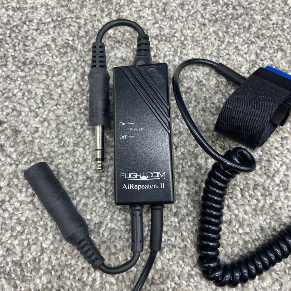 Flightcom AiRepeater II Portable Cockpit Recorder Audio Push button Playback