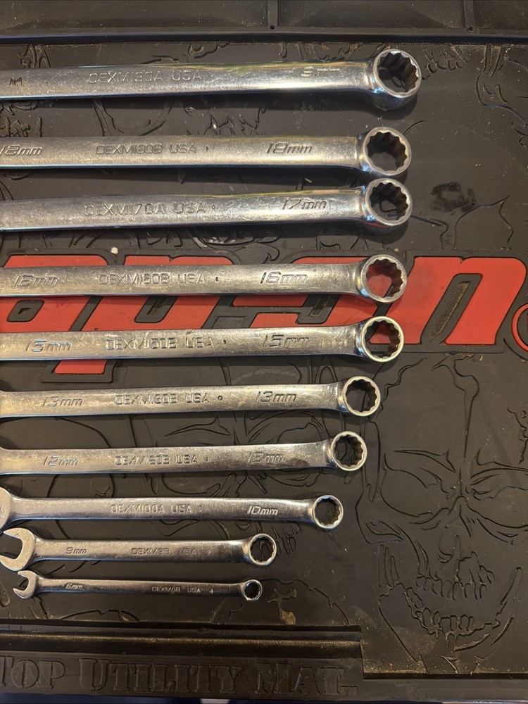 Snap On Oex Snap On Metric Wrenches 10pc Read Description