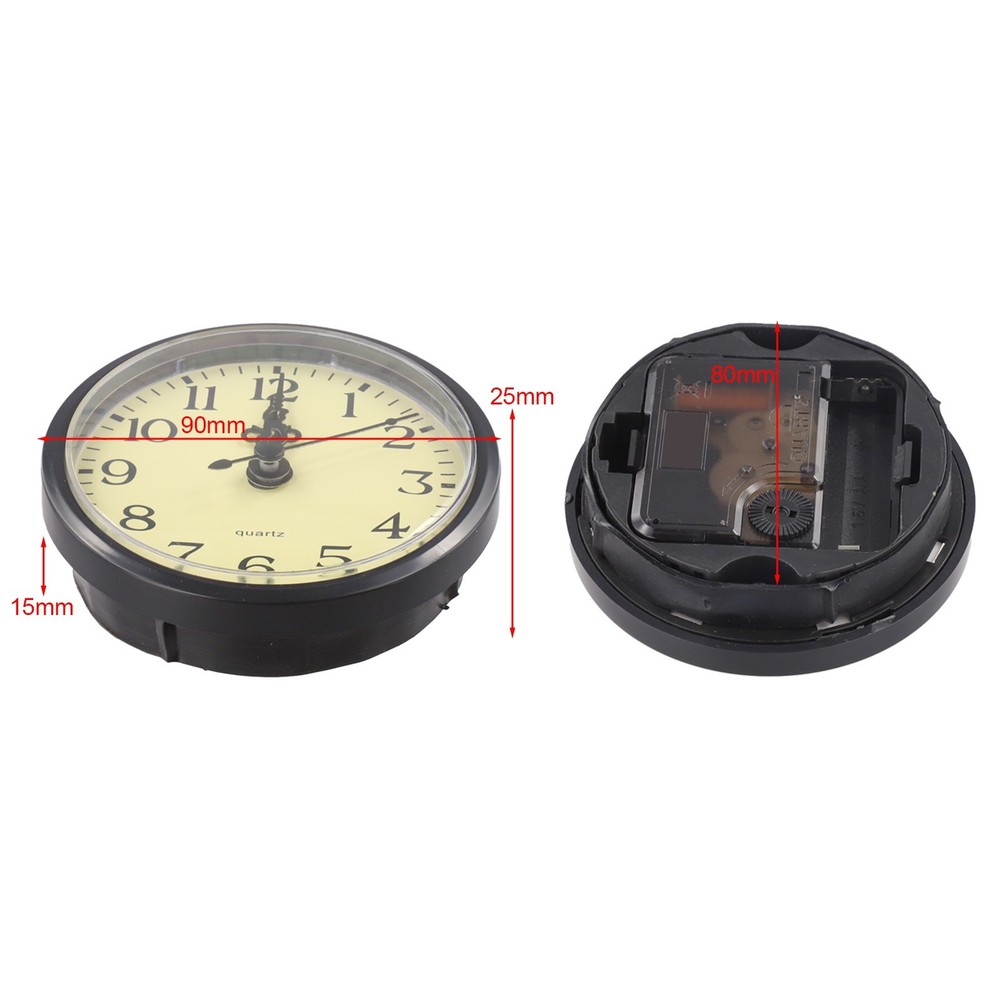 Elegant Quartz Clock Insert Movement for Custom Clock Making and DIY Use