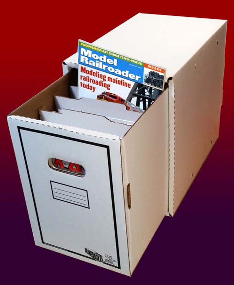 5 Pk MAGAZINE DrawerBoxes w/5 BoxSort Rails Magazine CGC Storage Boxes Stackable