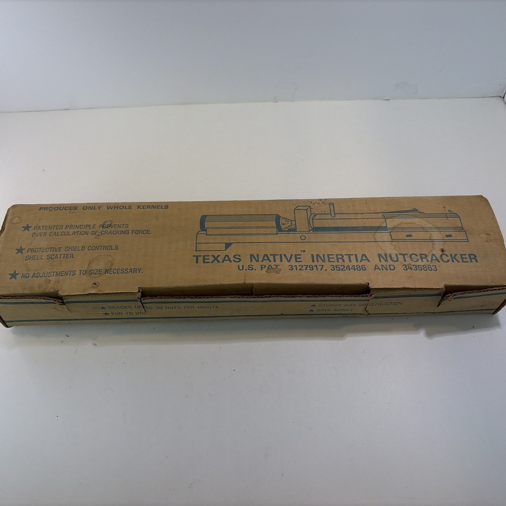 Nutcracker Nut Texas Native Inertia 7141 RP Industries Original Box USA