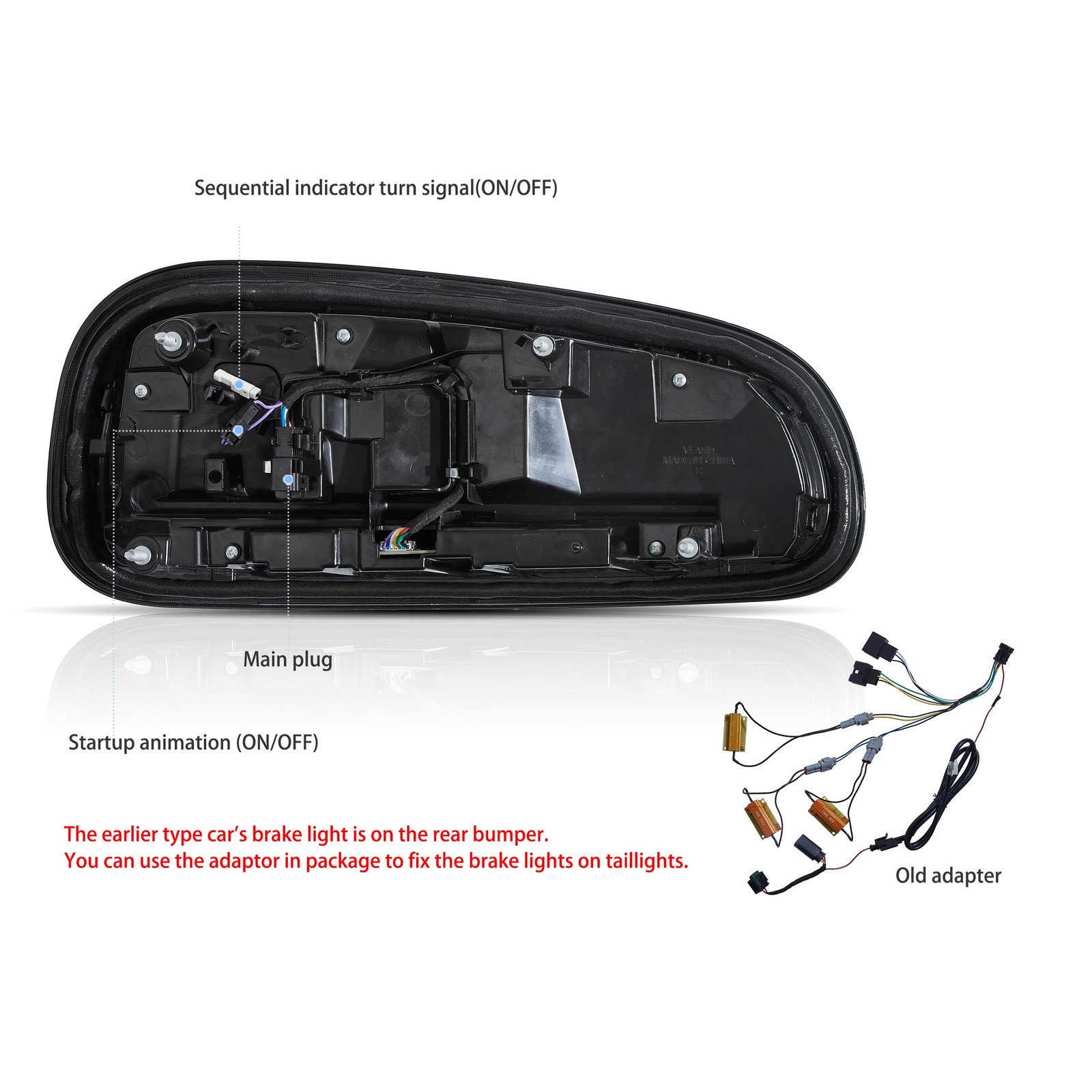 Taillights Fit for 2015-2023 BMW Mini Clubman F54 LCL F54 F54N, Smoked