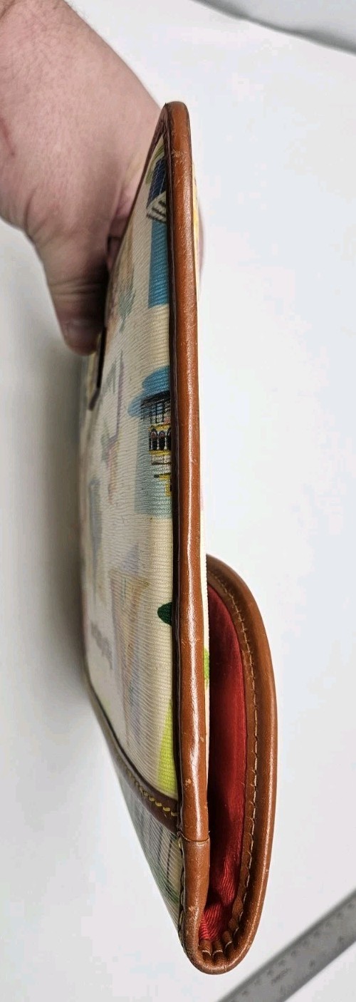 Dooney & Bourke DISNEY WORLD Retro iPad Tablet Case Leather Traveling Carrying