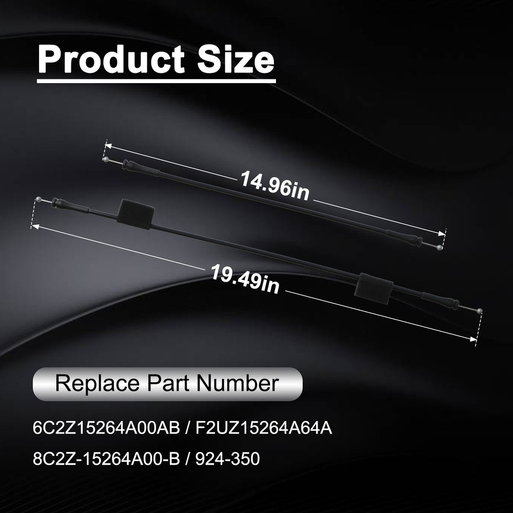 Side Door Latch Release Cable Right Passenger for Ford E-150 E-250 E-350 E-450