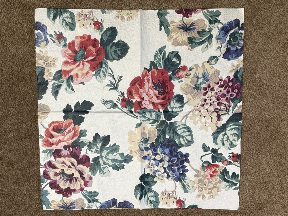 4 Designs Paper Napkin Set for Decoupage - Assorted