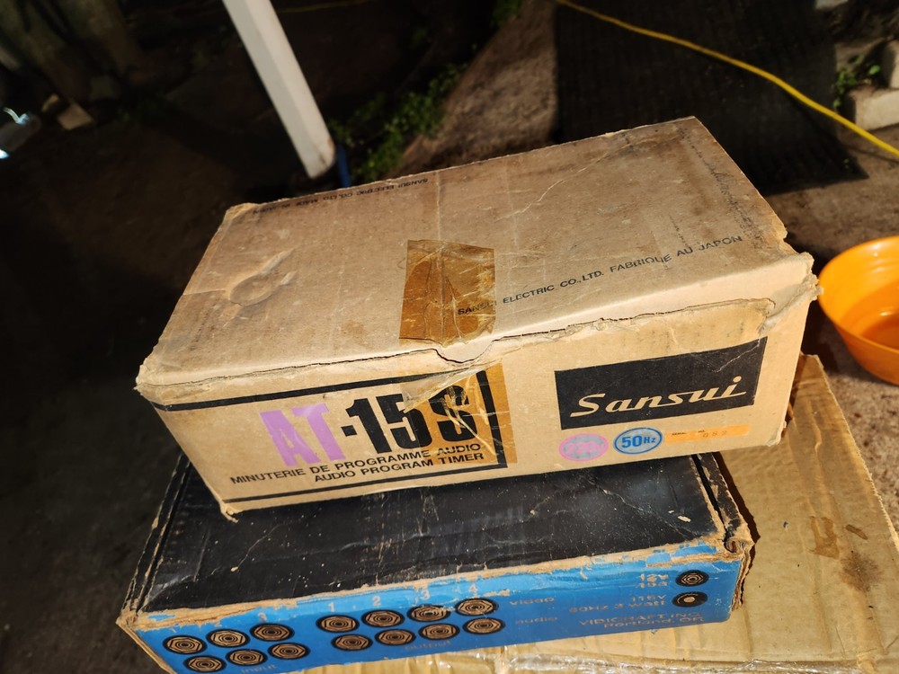 🔥 Vintage SANSUI AT-15S Digital Audio Stereo Program Timer Tested Working