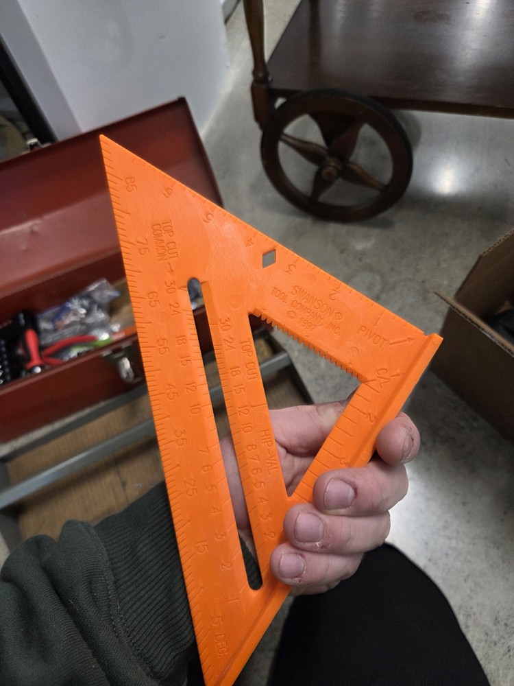 Swanson Speedlite Square + Torpedo Level Lot Orange Carpenter Layout Tools Clean