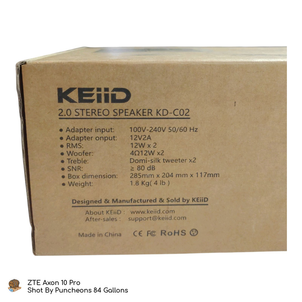 KEiiD KD-C02 PC Laptop/Desktop Wireless Stereo Bluetooth Computer Speakers
