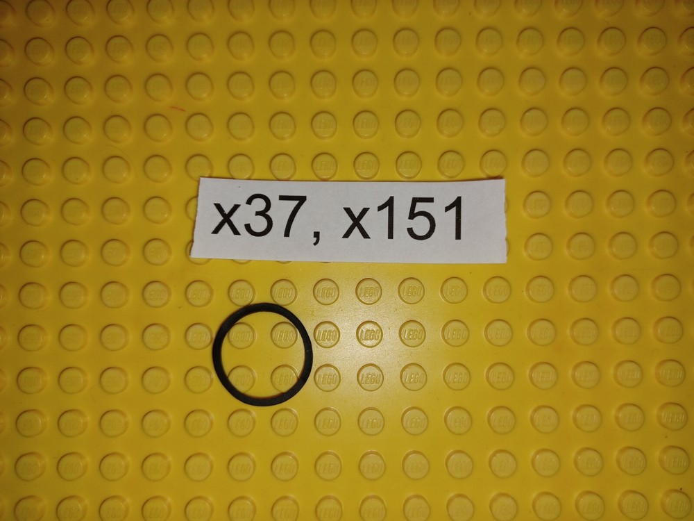 10-Pack non-Lego Replacement Rubber Bands x37 & x151