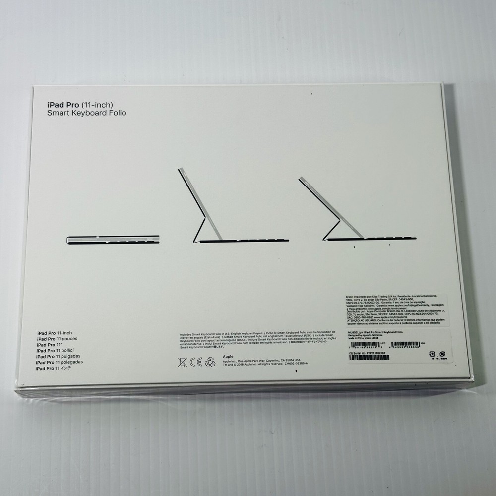 Original Empty Box For Apple iPad Pro Smart Keyboard Folio 11" A2038 Box Only
