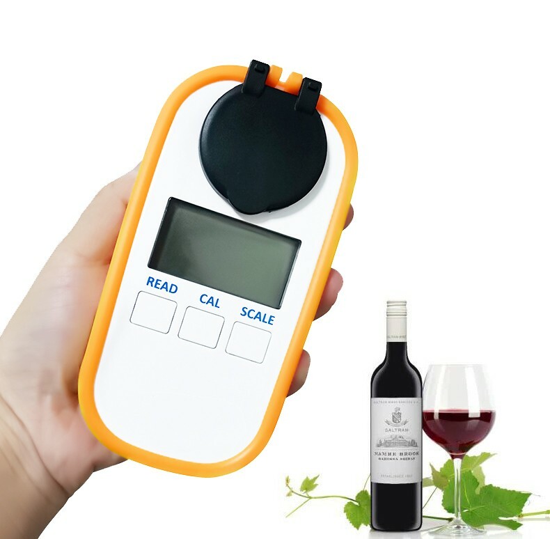 Handheld Alcohol Refractometer Wine Alcohol Meter Brix Meter KMW Tester