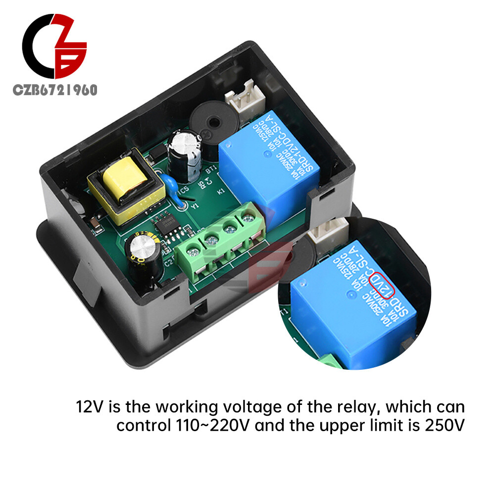 W3050 AC110-220V LCD Digital Microcomputer Time Controller Delay Relay Module