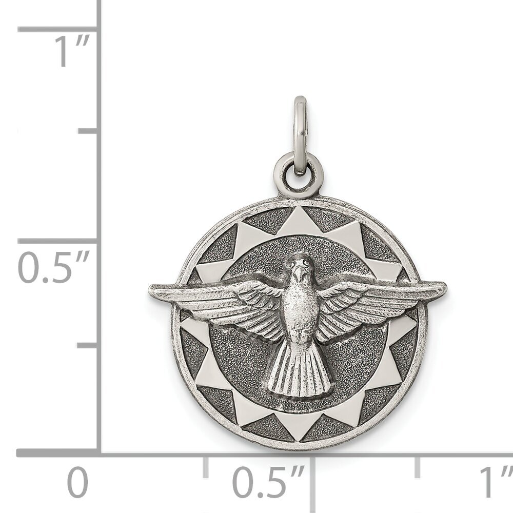 Sterling Silver Holy Spirit Medal