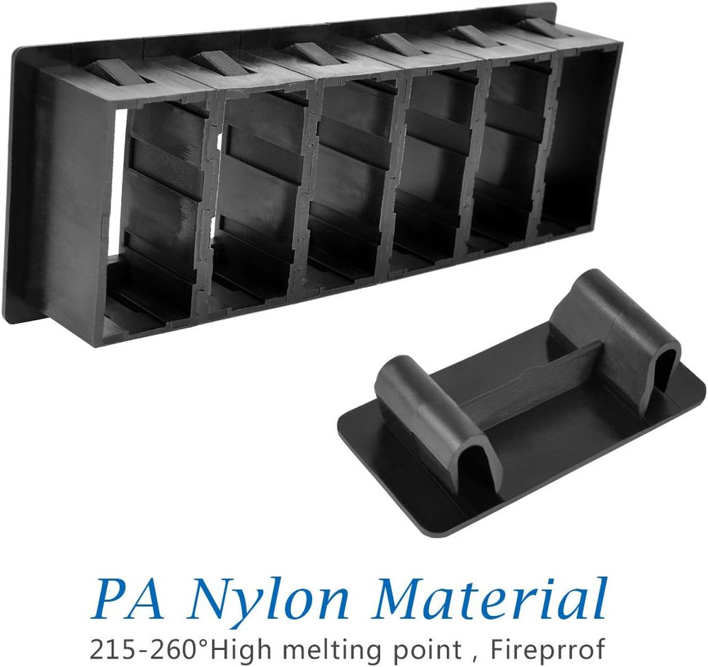 Rocker Switch Panel Switch Holder Housing Kit - Black Plastic