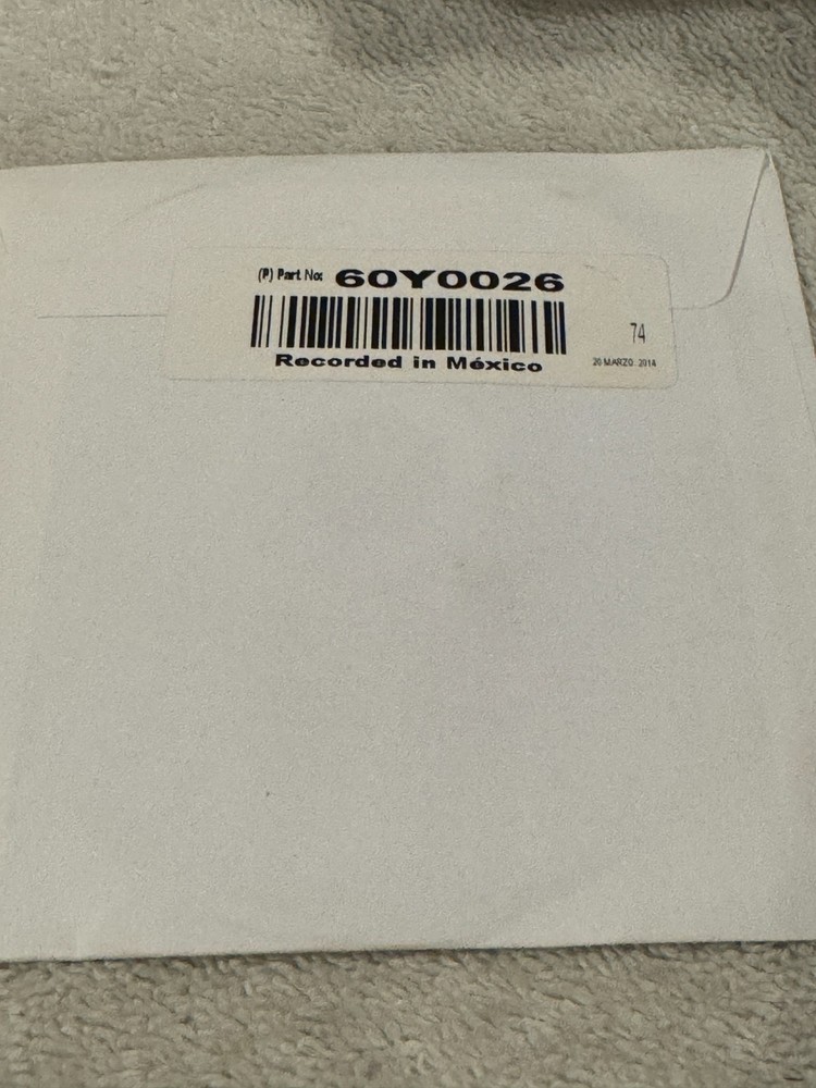 IBM CD or DVD Multi Burner Drive Documentation Version 1.0 - CD ONLY/SEALED!!!