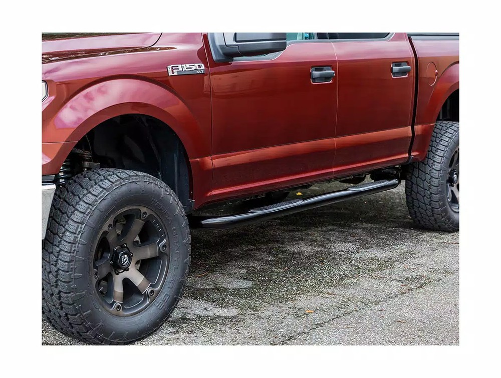 Ionic 3" Black Nerf Bars Fit 2001-2006 Ford Explorer Sport Trac