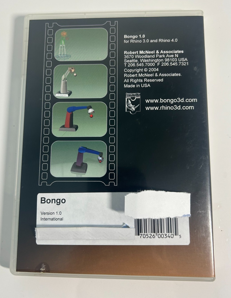 Bongo 1.0 animation for designers w/ key