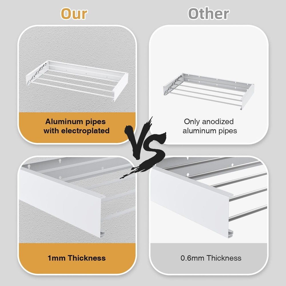 Foldable Wall Mounted Drying Rack - Foldable Drying Racks