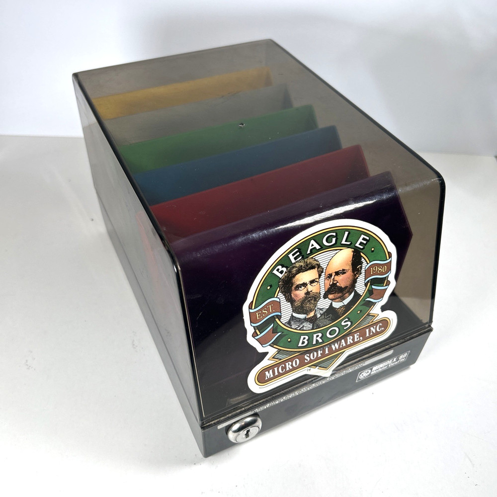 MiniDex 60 Modular ViewFile Vintage Computing 5.25" Floppy Disk Storage