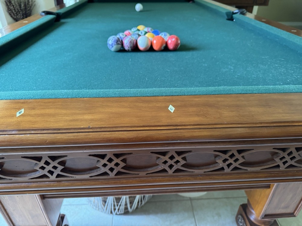 Thomas Aaron CT467 Billiards Pool Table Serial 50110450 Stuart Florida