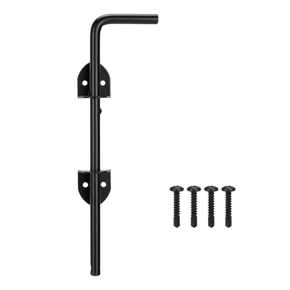 Durable 12" Cane Bolt Gate Latch - Effortless Security for Timber & Iron Gates