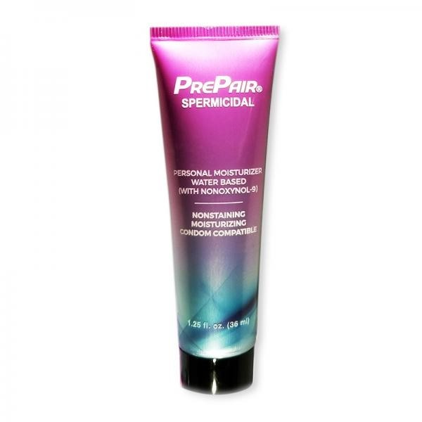 PREPAIR SPERMICIDAL MOISTURIZING LUBRICANT FORPLAY WATERBASED 1.25oz 2 COUNT
