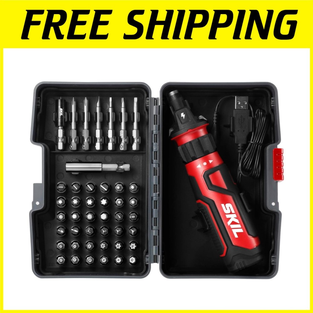 Cordless Electric Screwdriver Kit with Circuit Sensor
