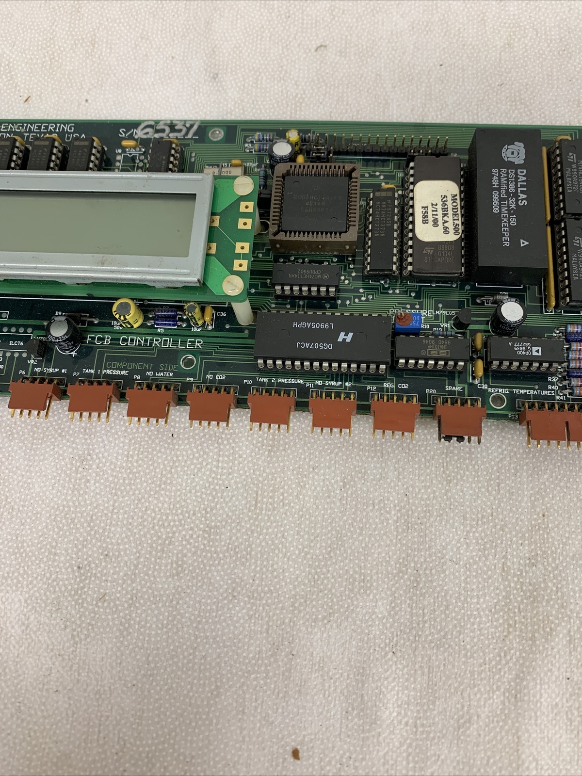 LANCER FBD500 Slushy Frozen Carbonated Beverage Dispenser Control Board Panel