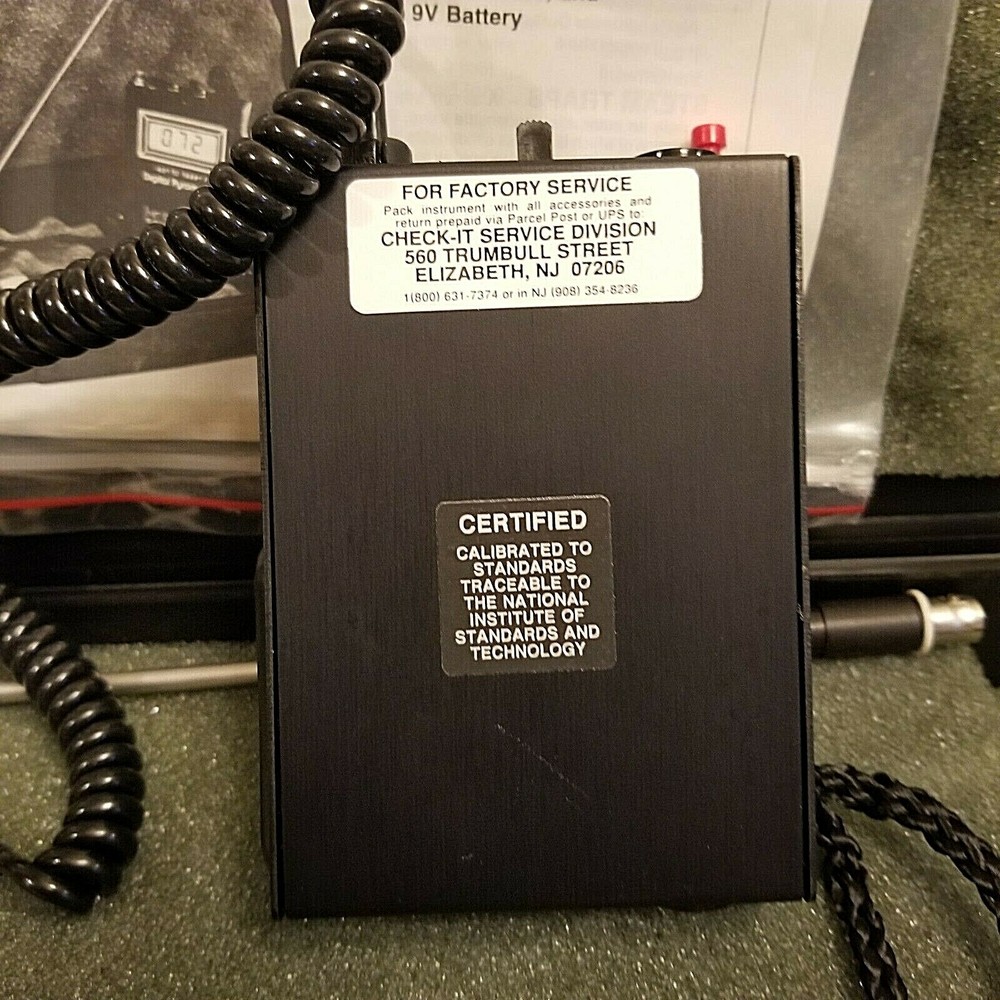 Check-It Model Set 602 Service Engineer Digital Pyrometer Set HVAC Applications