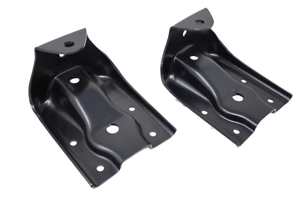 Pair Rear Leaf Spring Hanger Shackle Bracket Kit For Chevy Silverado GMC Sierra