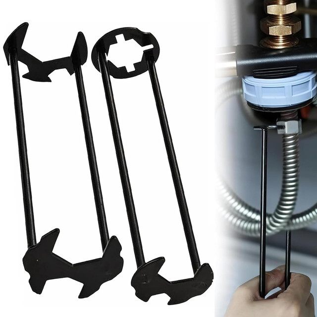 2PCS Basin Wrench multifunction Sink Plumbing Tool Tap Spanner Kitchen