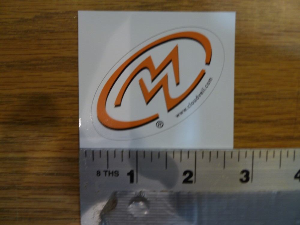 Cloudveil Oval Sticker Decal