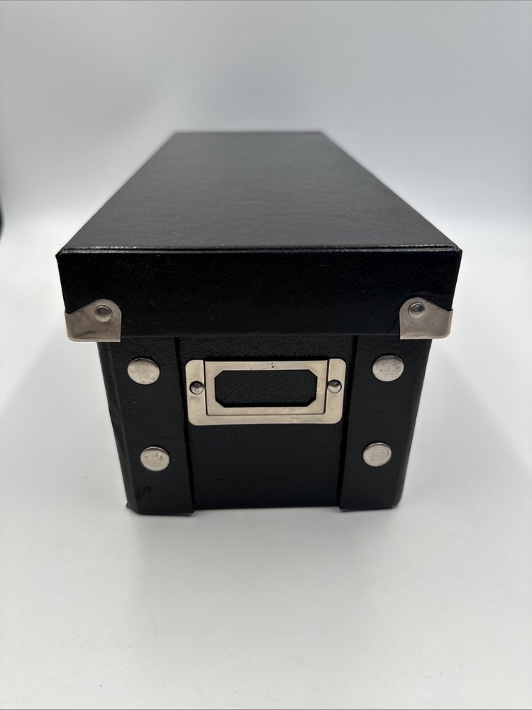 Snap And Store Durable CD Storage Box w Lid Black Includes 20 Empty Jewel Cases