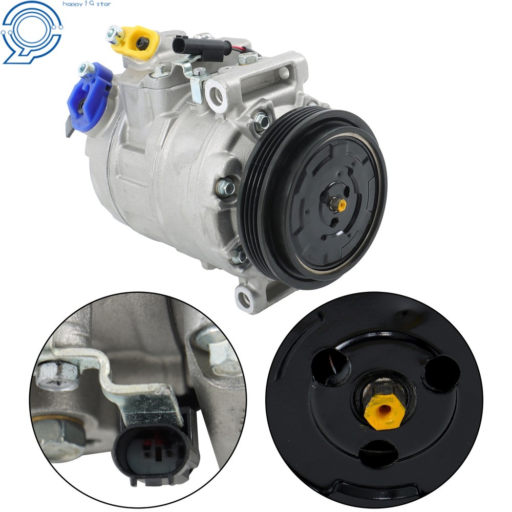 AC Compressor w/ Clutch for BMW E63 E60 E64 E65 E66 545i 650i 750i 2004-2009