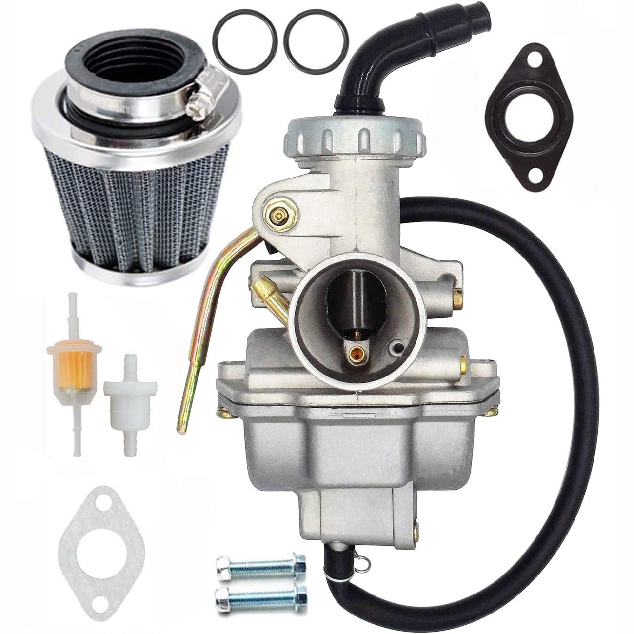 PZ20 Carburetor For 50cc 70cc 90cc 110cc 125cc ATV Quad Dirt Pit Bike Go Karts