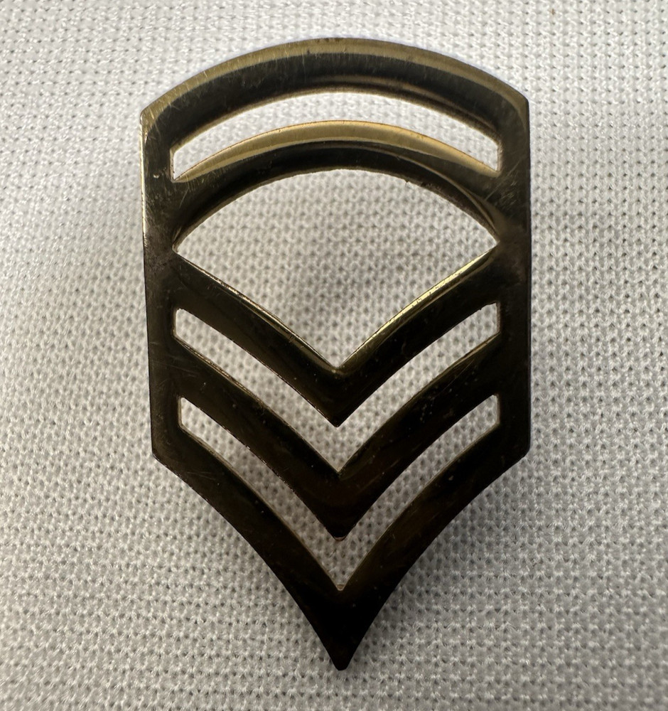 Vintage U.S. Army Sergeant First Class (E-7) Rank Insignia Pin