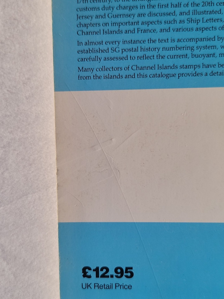 Channel Islands Postal History Catalogue Stanley Gibbons 1st Edition 1991 PB