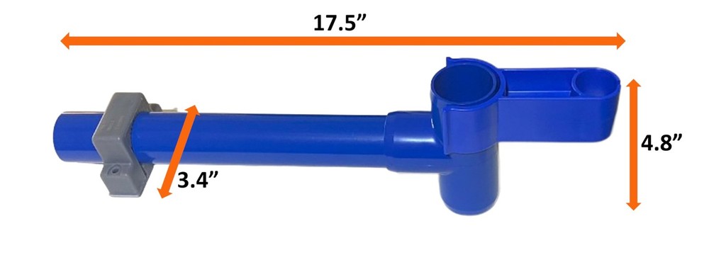 Above Ground Pool Leaf Skimmer Kit (Net NOT Included)