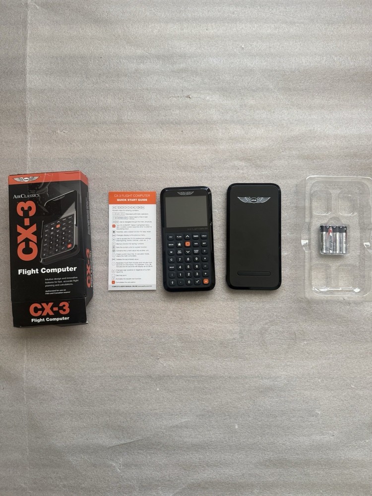 ASA CX-3 ELECTRONIC FLIGHT COMPUTER