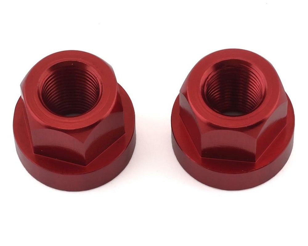 TNT Hub Axle Nuts (Red) (2)