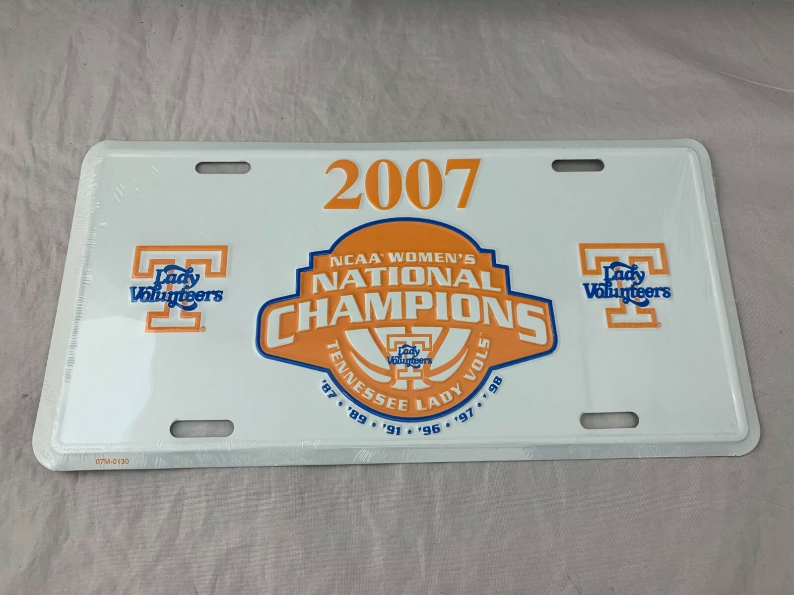 2007 Tennessee Lady Vols National Champions License Plate - 12" x 6"